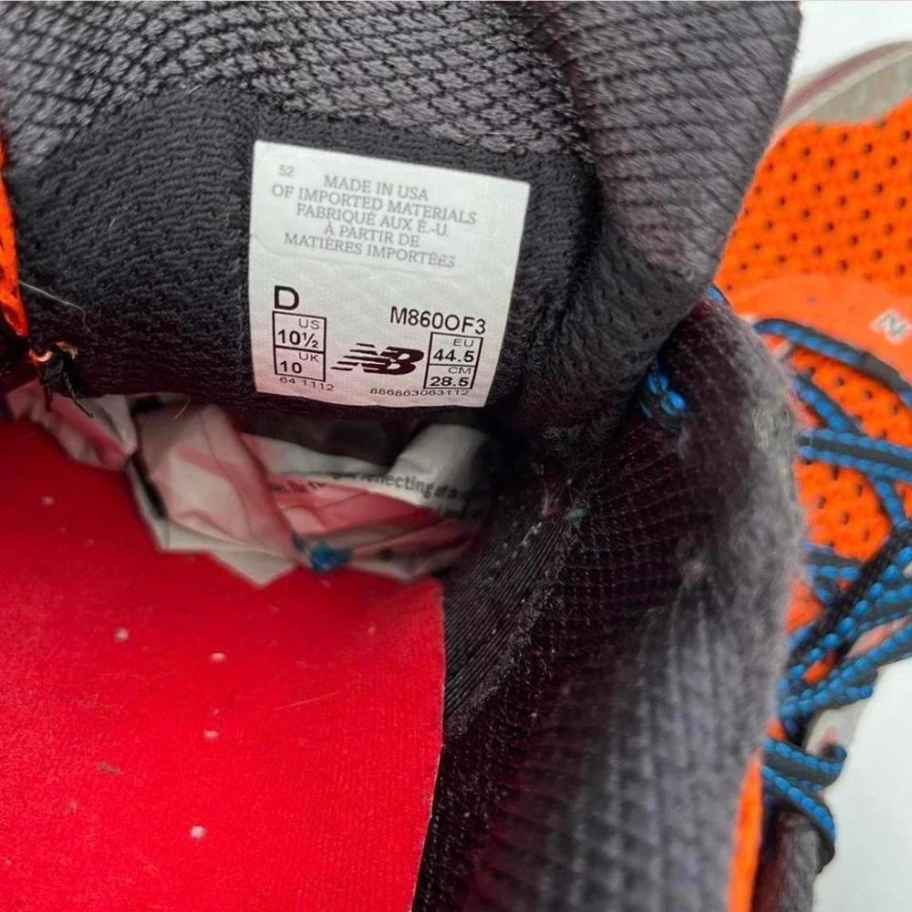 New Balance 860-V-3 orange - Picture 8 of 8